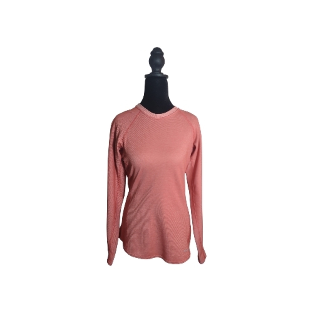 Patagonia Medium Long Sleeve Coral Top Outdoor Cabin Camp Casual Cozy Movement